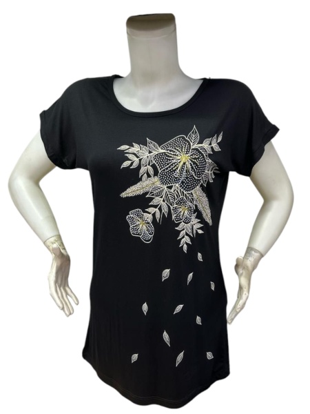 Tricou dama din bumbac marimi mari cod x5984