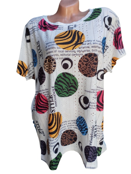 Bluza dama calitativa cu maneca scurta cod x2424