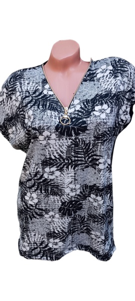 Bluza dama calitativa cu maneca scurta cod x2474