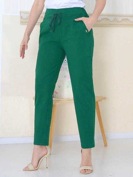 Pantaloni lungi eleganti din in pentru dama model nou cod x5528