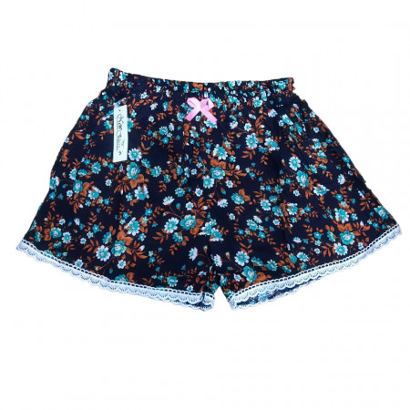 pantaloni scurti inflorati de dama model nou cod L22825