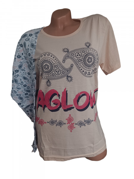 pijama dama cu maneca scurta cod p719