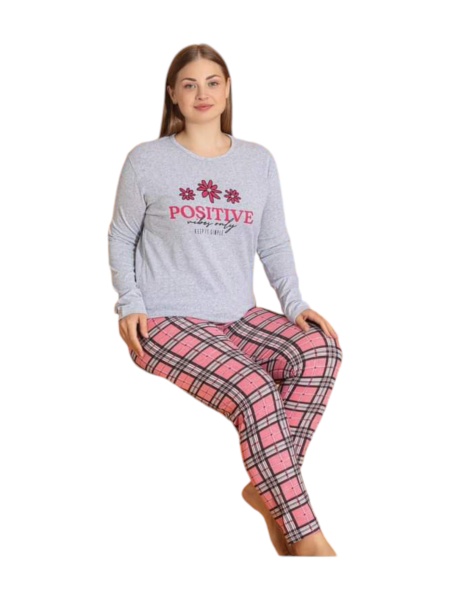 Pijama dama din bumbac calitativ cod x3954
