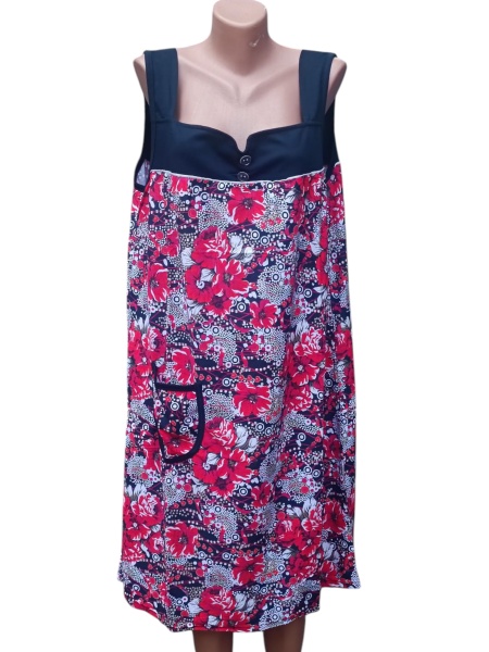 Rochie de casa in bretele cod x6188