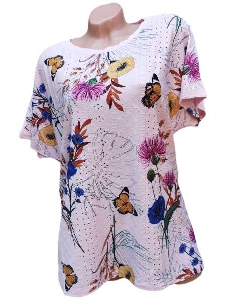 Bluza dama calitativa cu maneca scurta cod x2404