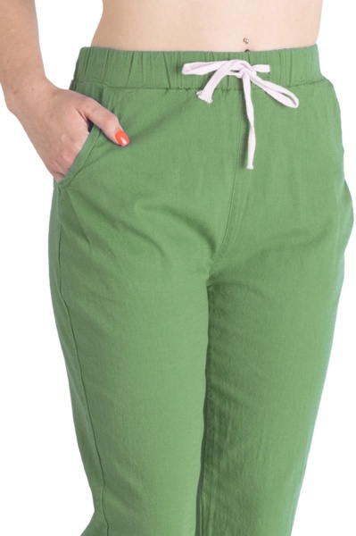 Pantaloni lungi eleganti din in pentru dama model nou cod x5535