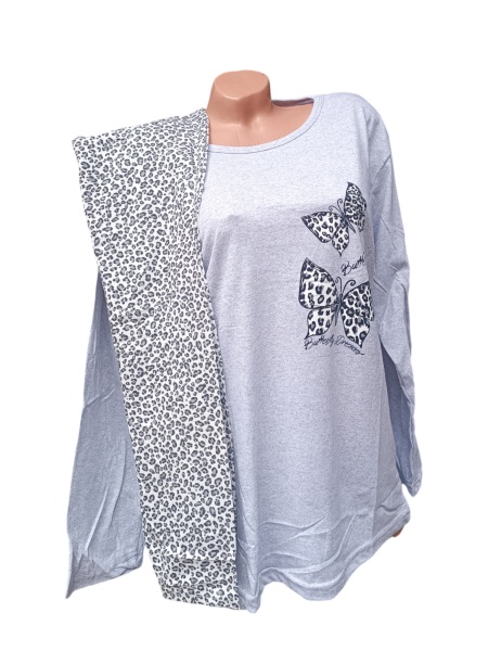 Pijama dama din bumbac calitativ cod x3975
