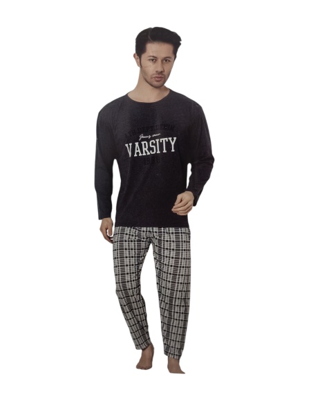 Pijama vatuita de barbati din bumbac calitativ cod x4409