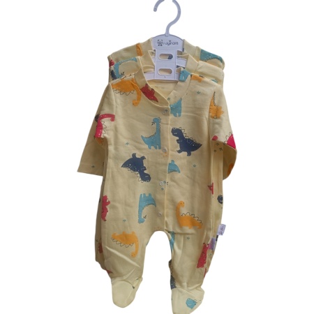 Salopeta bebe din bumbac calitativ cod x4035