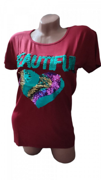 Tricou dama cu maneca scurta cod a1212