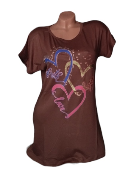 Tricou dama din bumbac calitativ model nou cod x1180