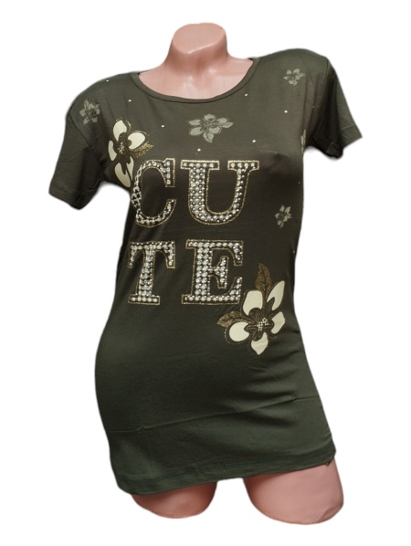 Tricou dama din bumbac calitativ model nou cod x1248