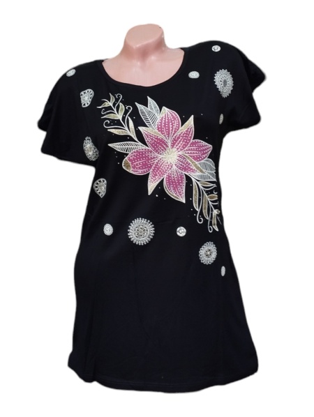 Tricou dama din bumbac calitativ model nou cod x1334