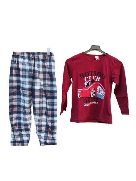 Pijama copil din bumbac calitativ cod x3734
