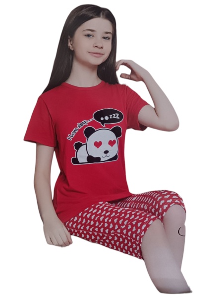 Pijama din bumbac pentru copii cod x2932