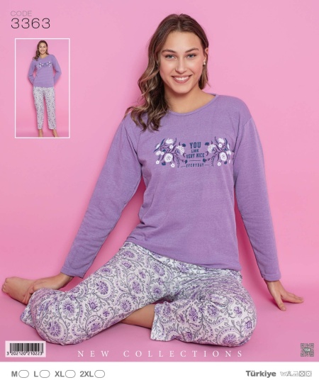 Pijama groasa de dama cod x3537