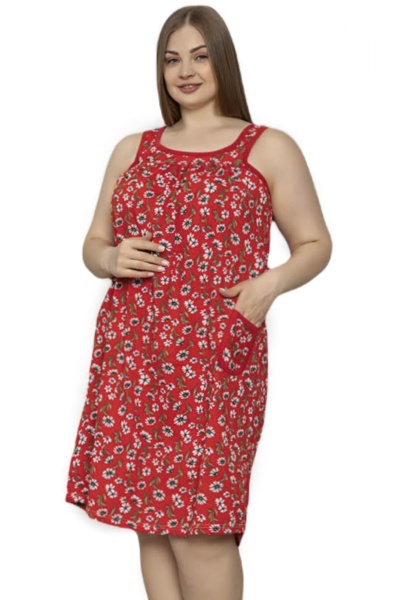 Rochie de casa in bretele cod x6190