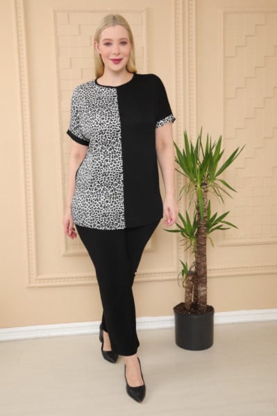 bluza dama cu maneca scurta cod n1651