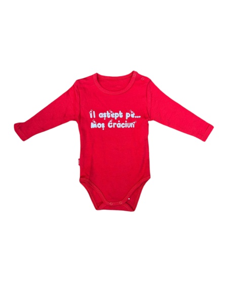 Body bebe cu imprimeu de Craciun cod x4072