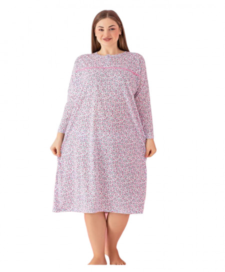 camasa noapte din bumbac vatuit model nou cod L58519