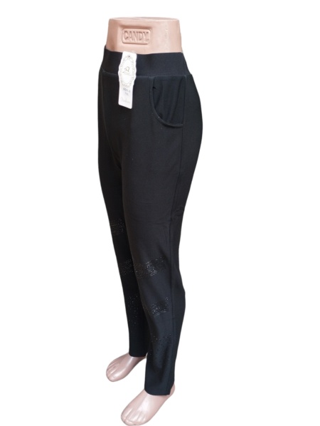 Pantaloni casual subtiri de dama cod x2105