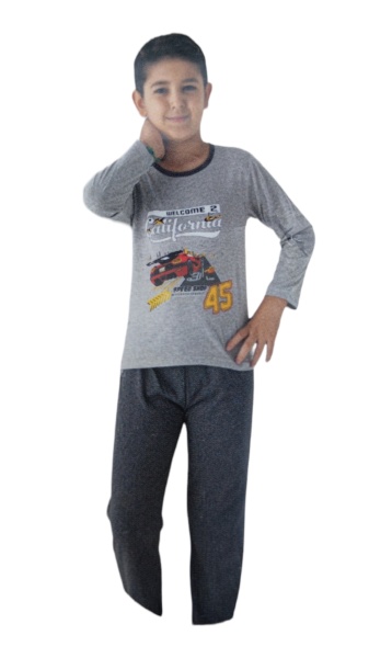 Pijama copil din bumbac calitativ cod x3713