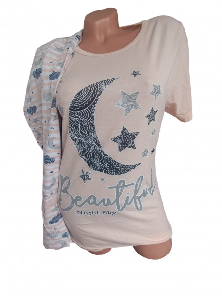 pijama dama cu maneca scurta cod p711