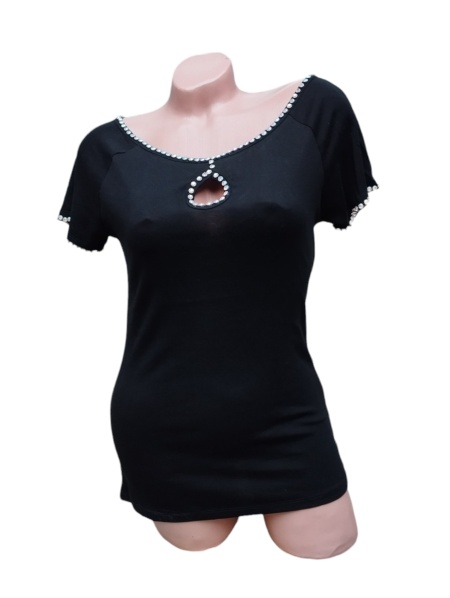 Bluza dama calitativa cu maneca scurta cod x2418