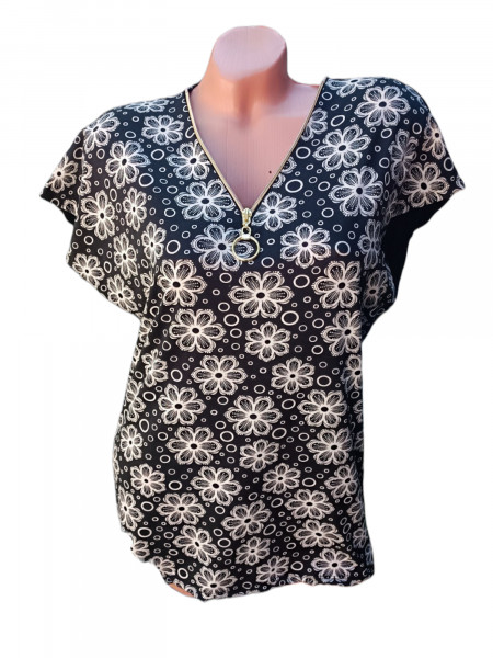 bluza dama eleganta cu maneca scurta model nou cod L20706
