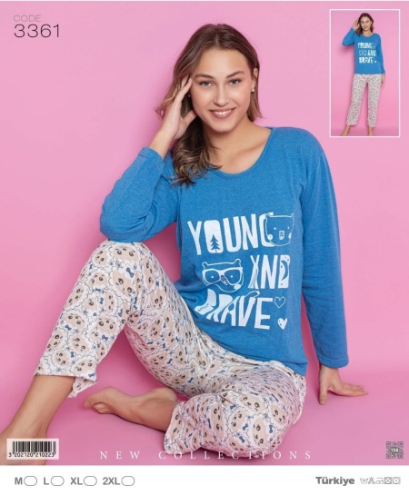 Pijama groasa de dama cod x3539