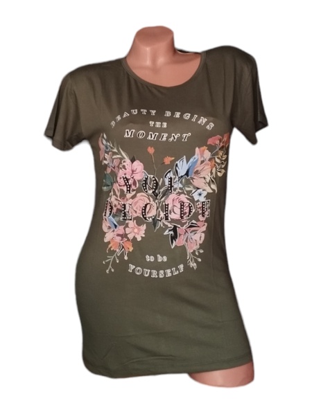 Tricou dama din bumbac calitativ model nou cod x1181