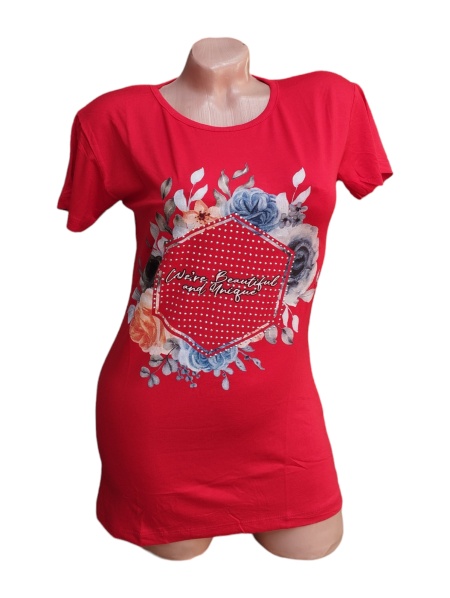 Tricou dama din bumbac calitativ model nou cod x1192