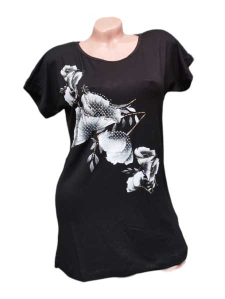 Tricou dama din bumbac calitativ model nou cod x1265
