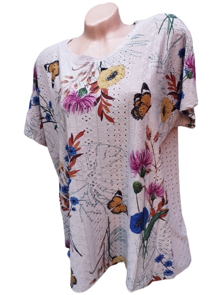 Bluza dama calitativa cu maneca scurta cod x2408