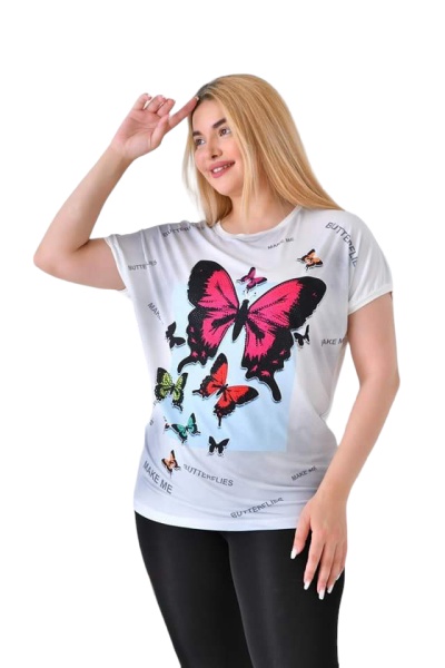 Bluza dama calitativa cu maneca scurta cod x2419