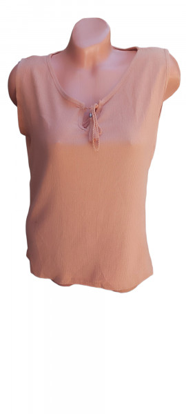 Bluza dama calitativa fara maneca din in cod T950