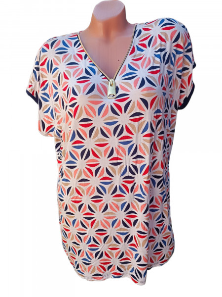 bluza dama eleganta cu maneca scurta model nou cod L20661