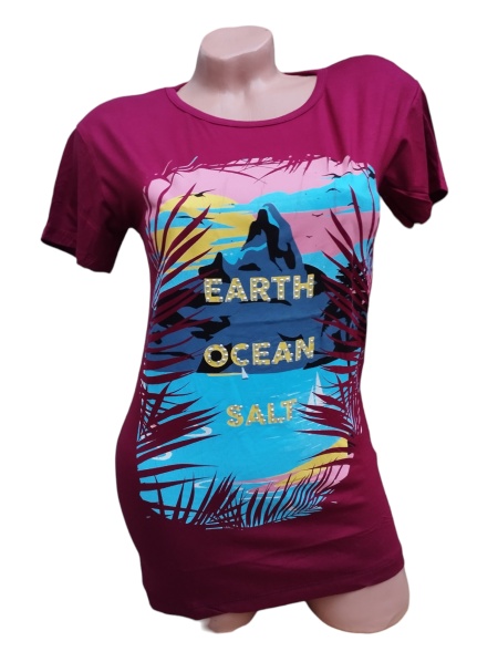 Tricou dama calitativ din bumbac model nou cod x2871