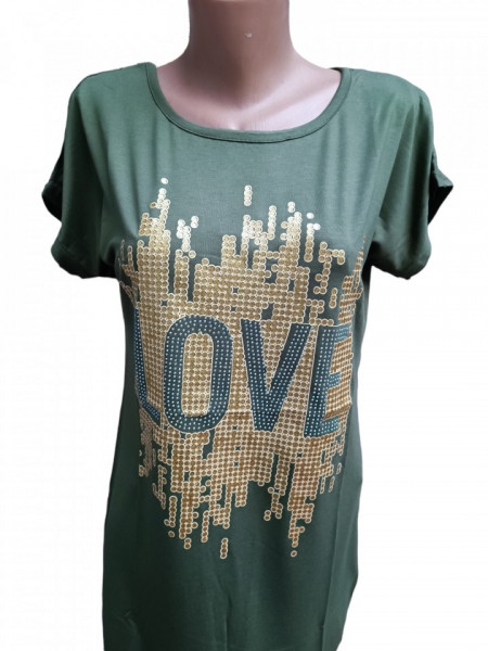 Tricou dama cu maneca scurta cod a4016