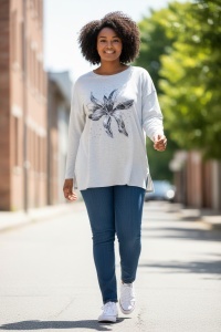 Bluza groasa de dama cu maneca lunga COD BLUZA-190