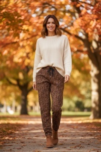 Pantaloni grosi, colorati de dama COD PANTALON-392