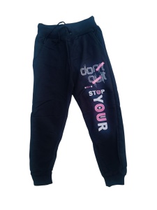 Pantaloni lungi de trening din bumbac pentru copii cod x10049