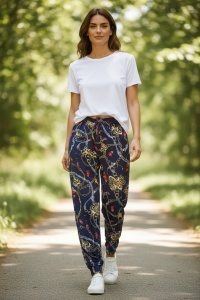 Pantaloni lungi din panza pentru dama COD PANTALON-290
