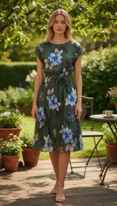 Rochie dama fabricatie Italia, croiala moderna, usoara si eleganta