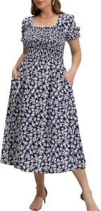 Rochie de vara cu diferite imprimeuri model nou cod x5702