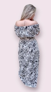 Rochie de vara cu diferite imprimeuri model nou cod x5722