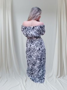 Rochie de vara cu diferite imprimeuri model nou cod x5752