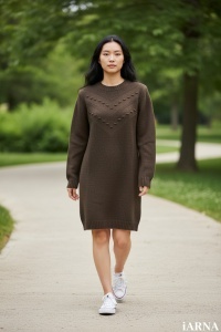 Rochie groasa tricot de dama COD ROCHIE-166