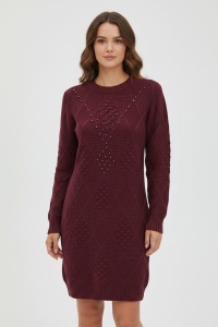 Rochie groasa tricot de dama COD ROCHIE-186