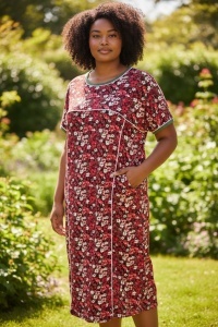 Rochie larga de dama pentru dame cu forme